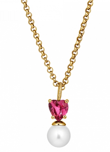 COLUME SG ROSE/WHITE PEARL   колье 480118