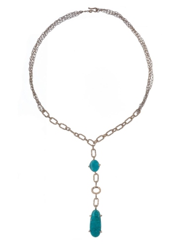 Фото Колье Estrosia с бирюзой  золотистый ES-CLP52-3A