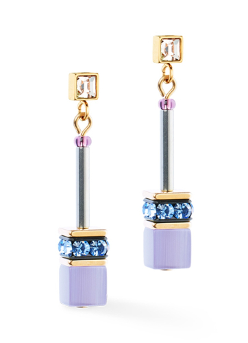 Фото Серьги Purple-Blue Coeur de Lion 3030/21-0807