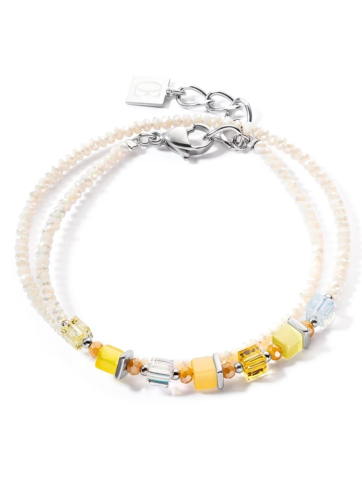 Фото Браслет Joyful Colours White Yellow Coeur de Lion 4564/30-0100