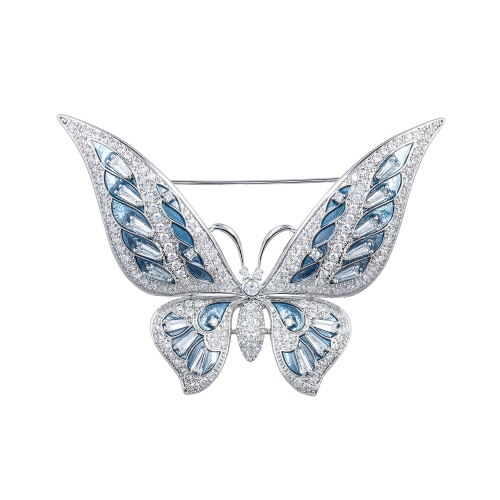 Брошь Бабочка Zircon Fiore Luna XR01278 S