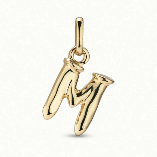 Фото Подвеска M малая UNOde50 CHA0039ORO0000U Фото Подвеска M малая UNOde50 CHA0039ORO0000U