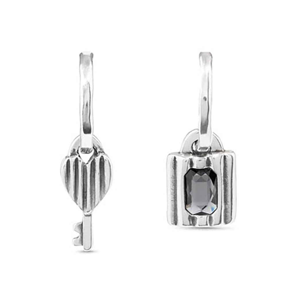 Серьги Magic key с серебром UNOde50 PEN0884GRSMTL0U