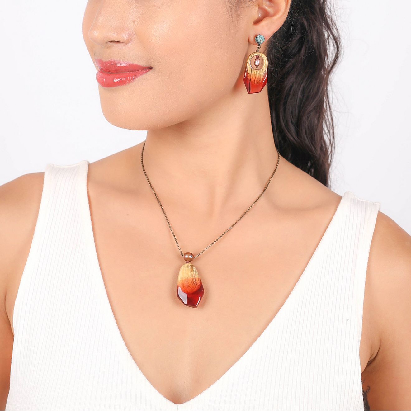 Фото Серьги Sweet Amber Nature Bijoux 12-75811