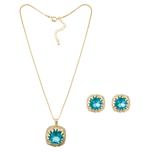 Комплект колье+серьги Fiore Luna SG209474E-002 G