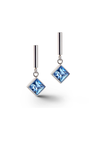 Фото Серьги Light Blue-Silver Coeur de Lion 6006/21-0741