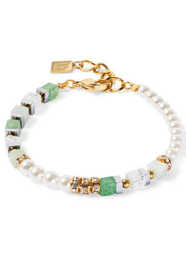 Фото Браслет Fusion Offset gold green Coeur de Lion 4354/30-0500