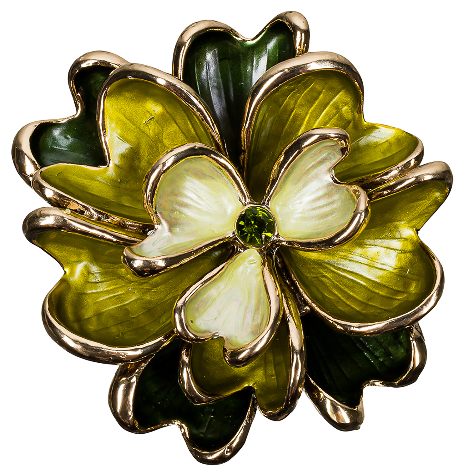 Фото Брошь Цветок Fiore Luna Classic XZ1153.19 G/G