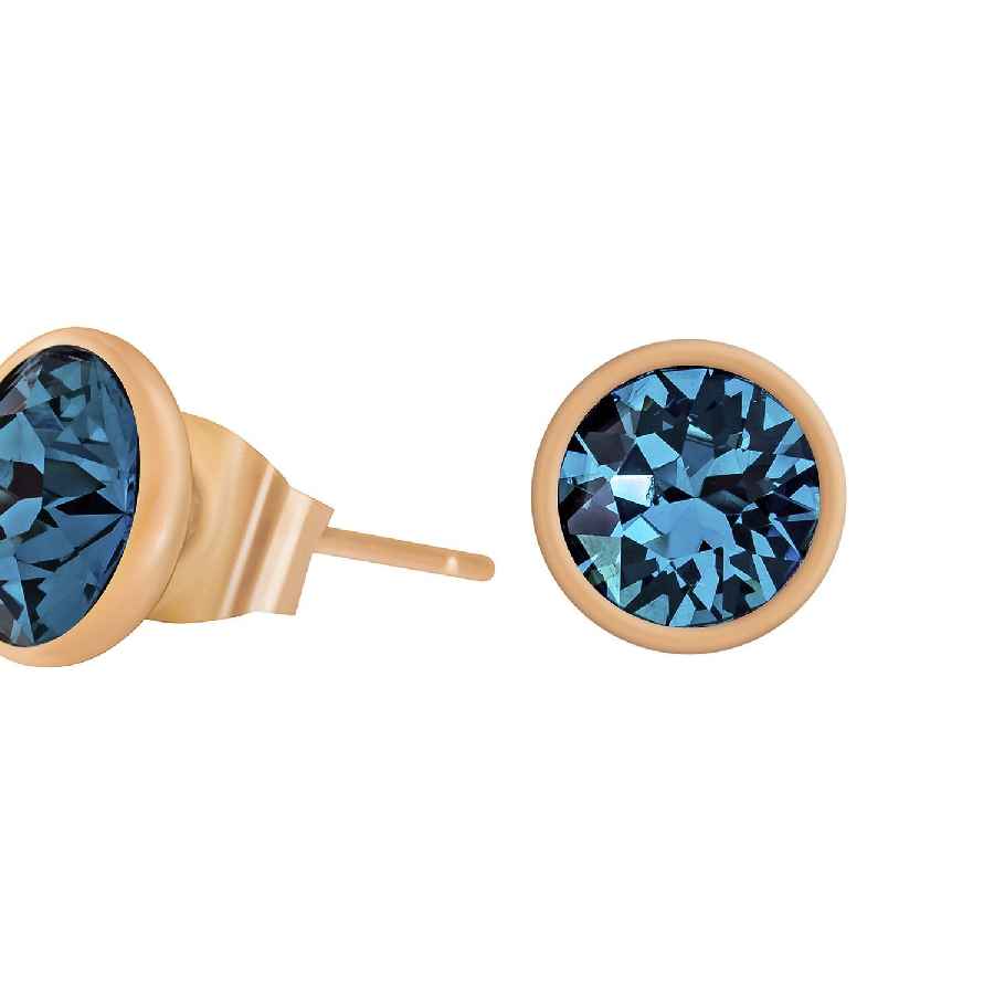 Фото Пусеты Indicolite Kristal Fiore Luna SWE297 IN RG