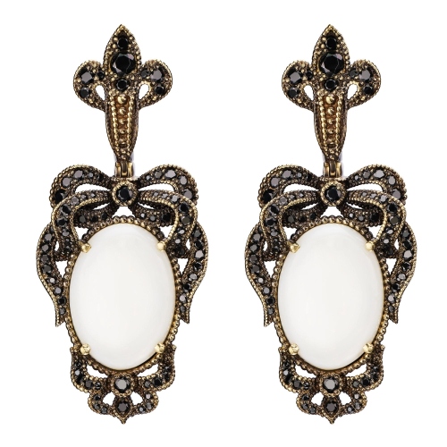 Фото Серьги REGALIA DELLE REGINE Fiore di Firenze OR2006 NERO