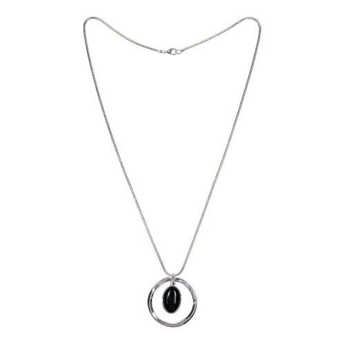 Колье BLACK QUARTZ Fiore Luna *LN5135 BW/S