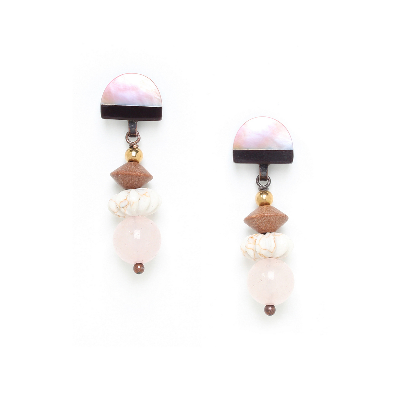 Фото Серьги Choco rose Nature Bijoux 12-77204
