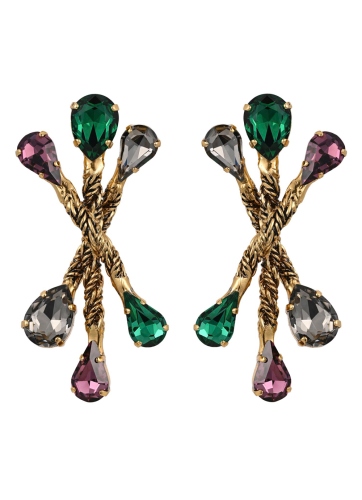 Фото Серьги "Хромосомы" Claudio Canzian CC00202133 green