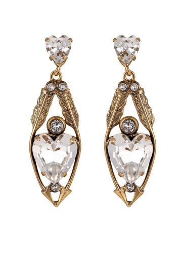 Фото Серьги "Сердце" Claudio Canzian CC00202914 crystal