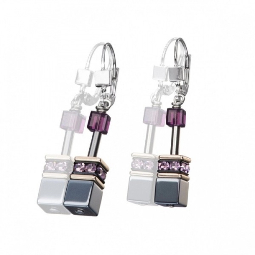 Фото Серьги Amethyst Coeur de Lion 4015/20-0824