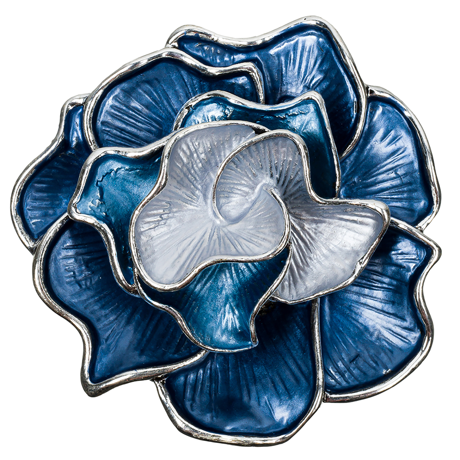 Фото Брошь Цветок Fiore Luna Classic XZ1154.23 BL/S