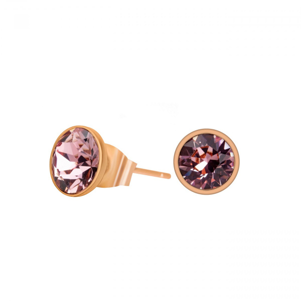 Фото Пусеты Light Rose Kristal Fiore Luna SWE298 LR RG