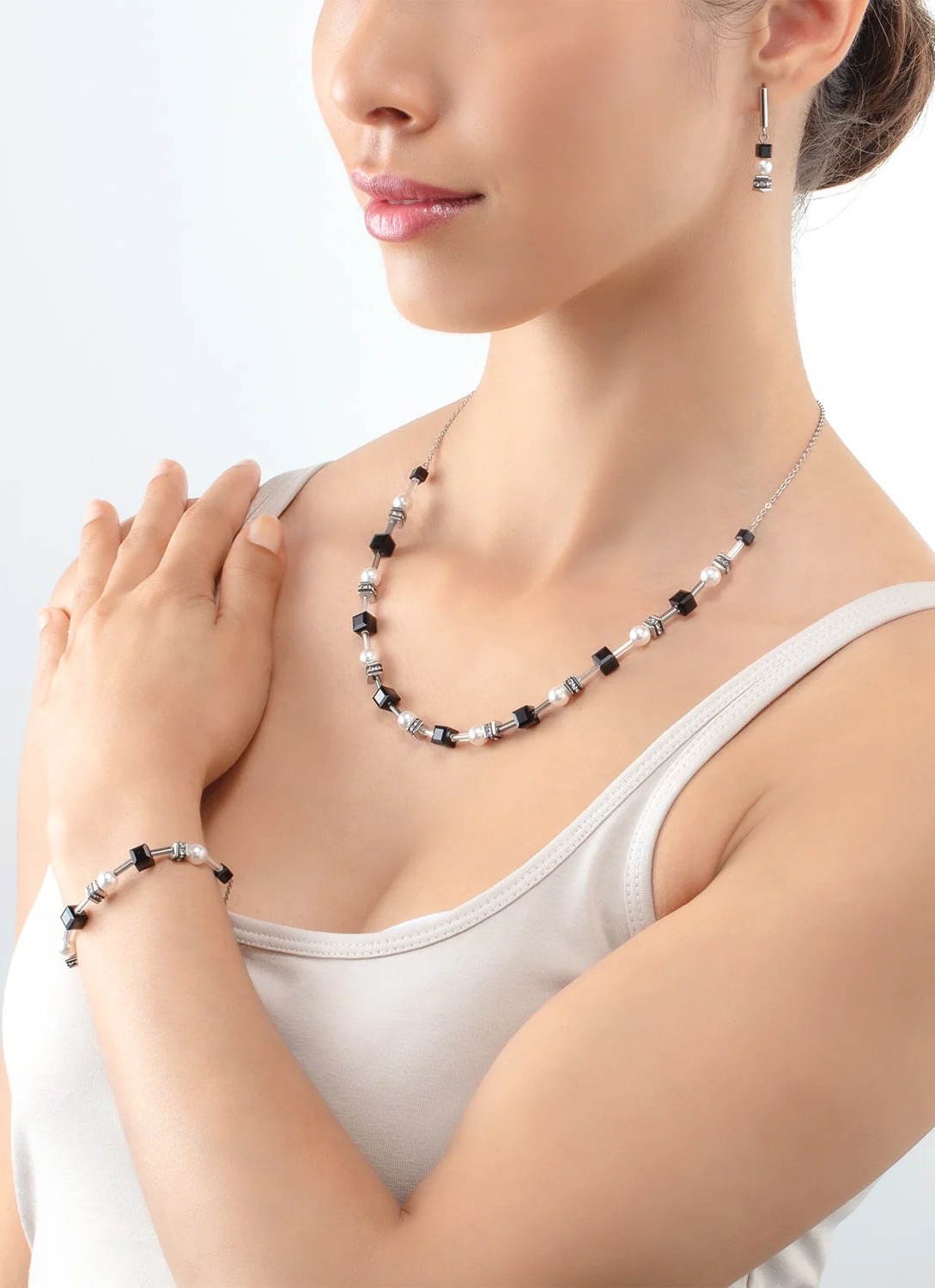 Фото Колье Black-Silver Coeur de Lion 4085/10-1317