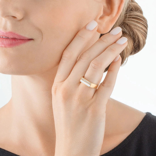 Фото Кольцо Pink-Gold Coeur de Lion 0133/40-0416 54