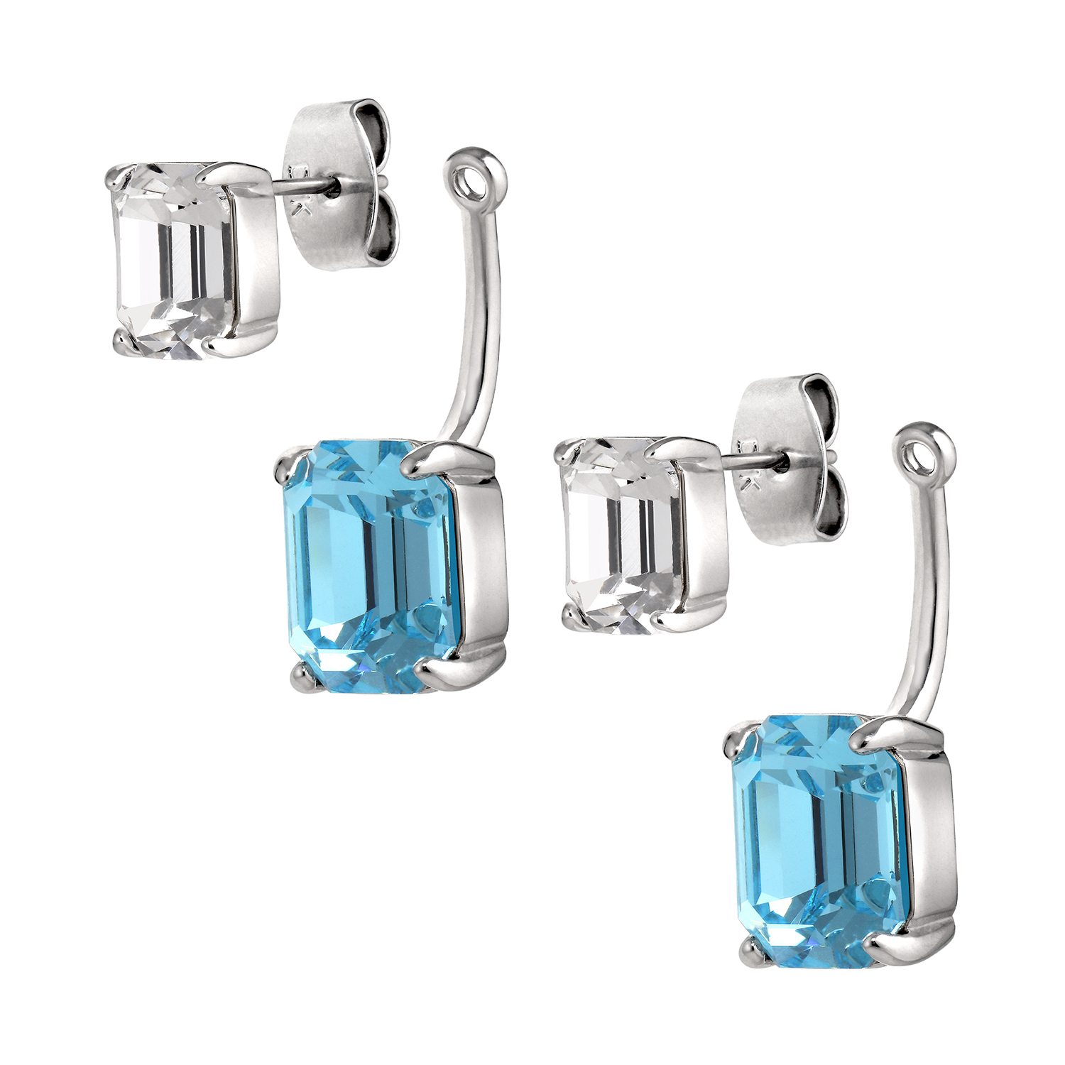 Фото Серьги TETI SS AQUA / CRYSTAL Dyrberg Kern 460007