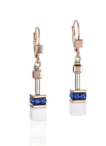 Фото Серьги White-Blue Coeur de Lion 4013/20-0700