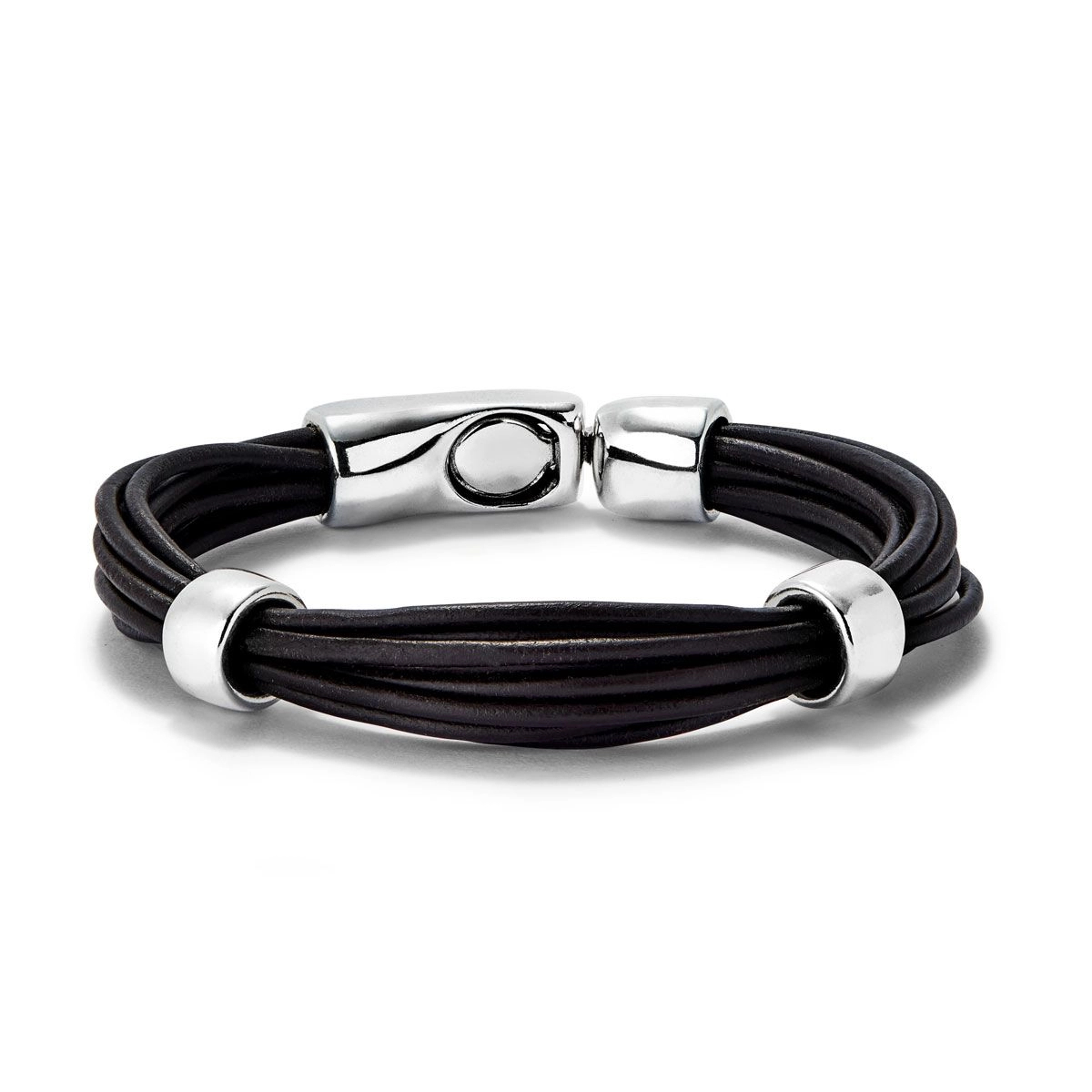 Фото Кожаный браслет Ser Natural с серебром UNOde50 PUL2458MARMTLXX