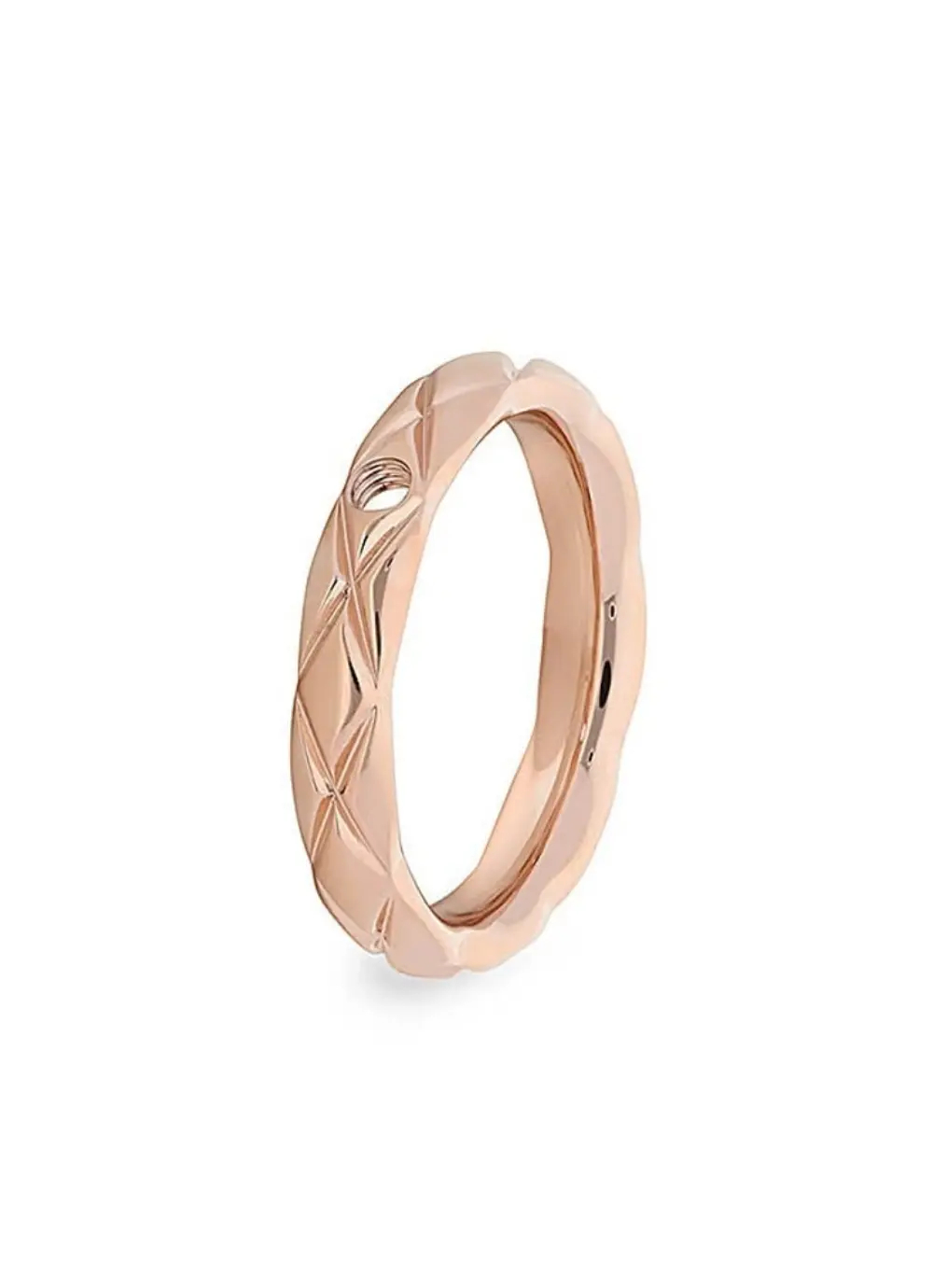 Фото Кольцо - База Aversa Rose Gold 15.2 мм Qudo 616275 RG