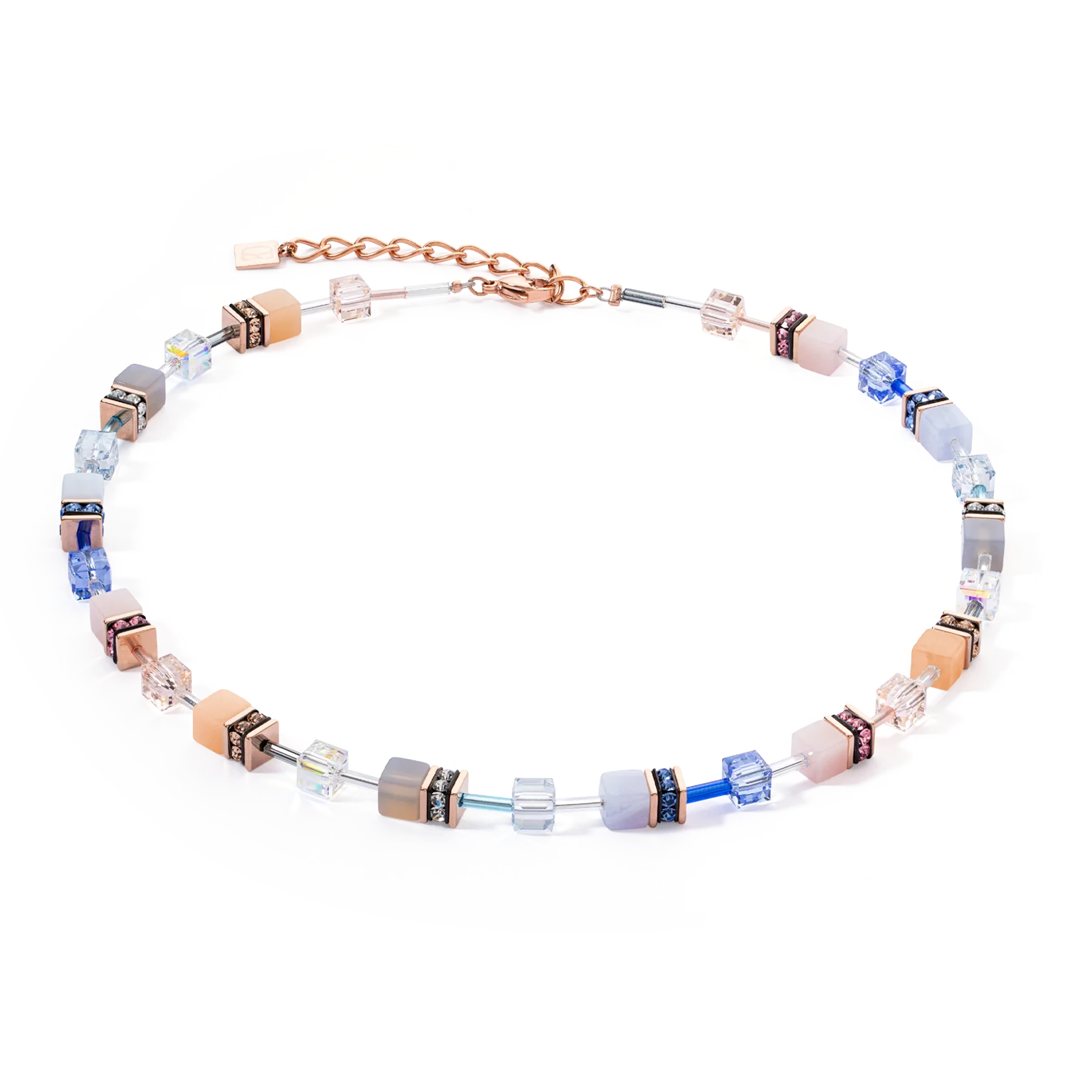 Фото Колье Light blue-Beige Coeur de Lion 4905/10-0738