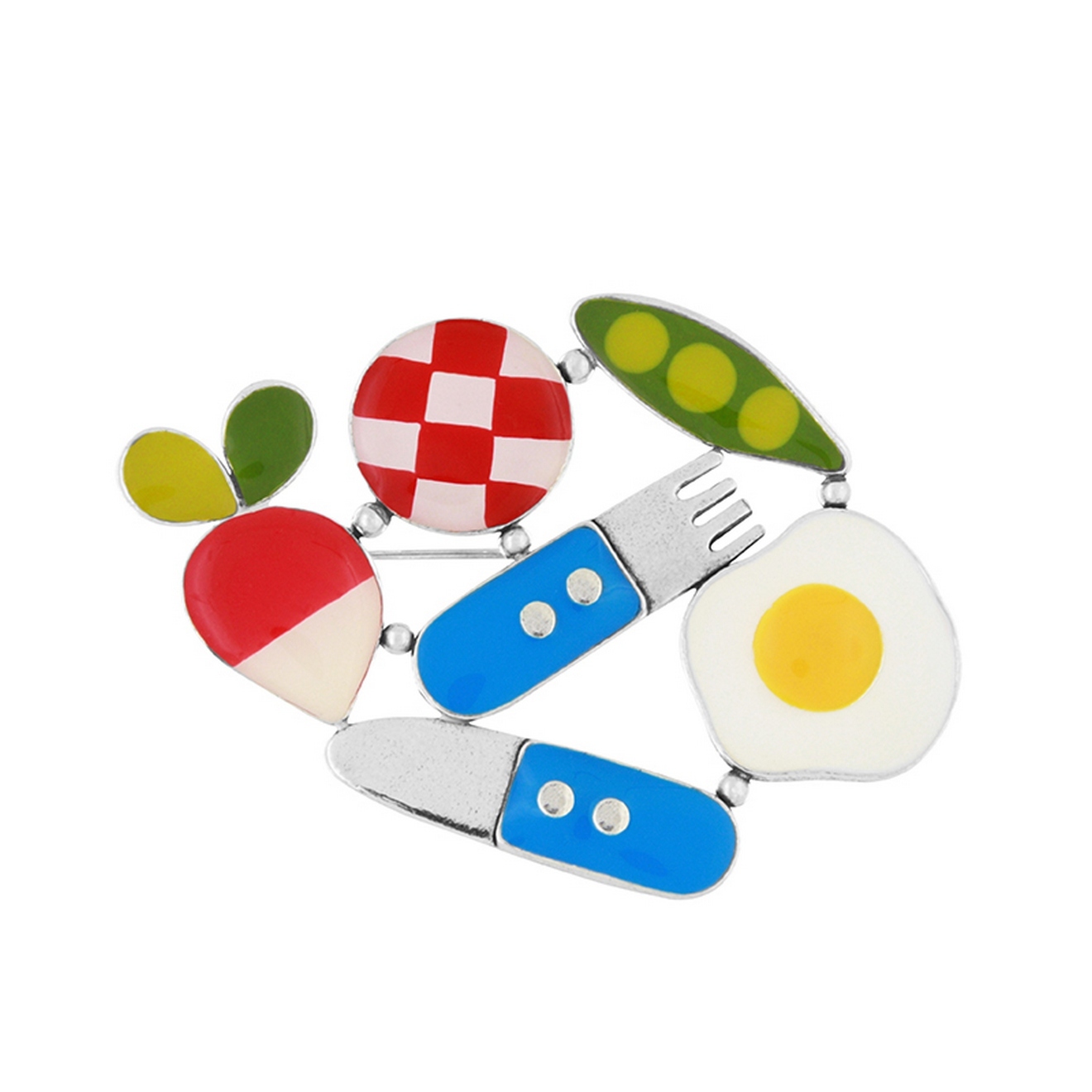 Брошь Dinette TARATATA H25-09207-10M