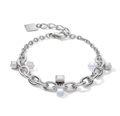 Фото Браслет Crystal-Silver Coeur de Lion 5063/30-1817