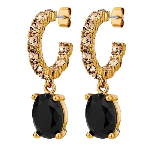Фото Серьги BARBARA SG BLACK / GOLDEN Dyrberg Kern 450061
