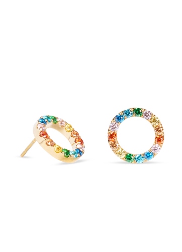 Фото Серьги Multicolor Gold Coeur de Lion 2057/21-1516
