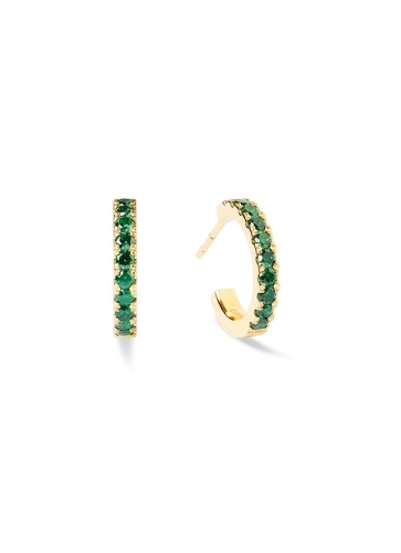 Фото Серьги Green-Gold Coeur de Lion 0146/23-0516