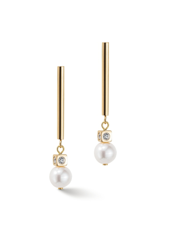 Фото Серьги Asymmetry White-Gold Coeur de Lion 1102/21-1416