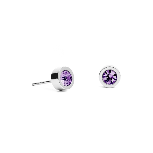 Пусеты Amethyst 6х3 Fiore Luna SWE126 AM S