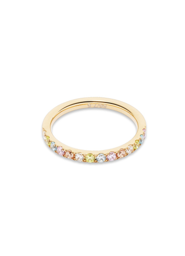 Фото Кольцо 19 мм Multicolour Pastel Gold Coeur de Lion 0146/40-1590 60