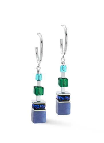 Фото Серьги Blue-Green Coeur de Lion 3039/21-0705