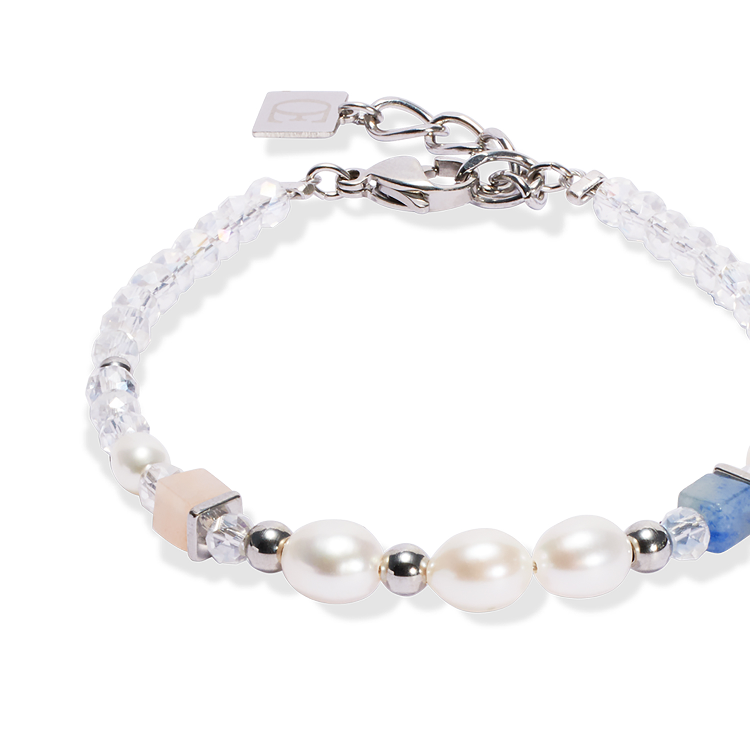 Фото Браслет Cosmic Pearls soft silver Coeur de Lion 1135/30-1522