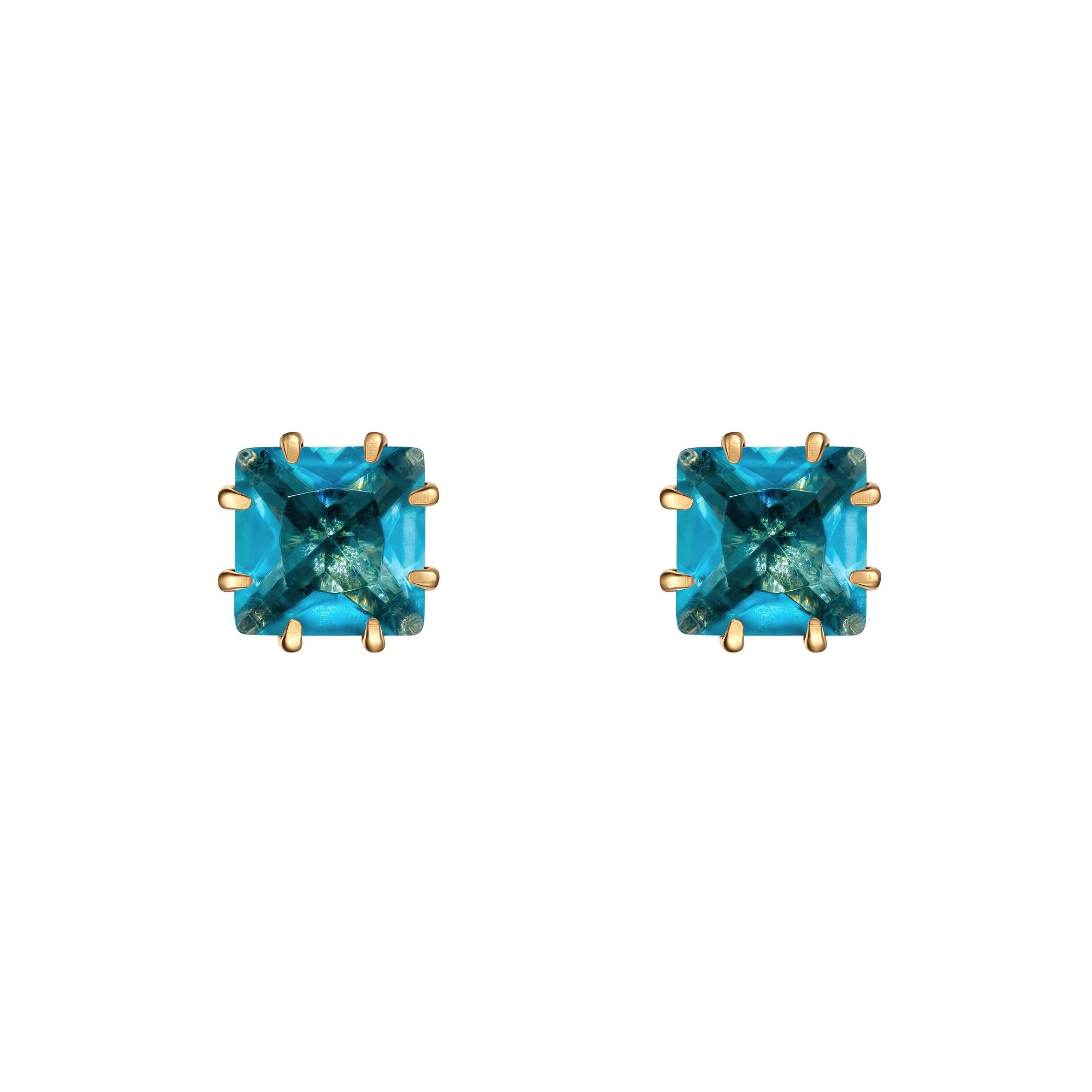 Фото Серьги пусеты VIVIENNE Fiore di Firenze OR1606 BLU PICCOLO
