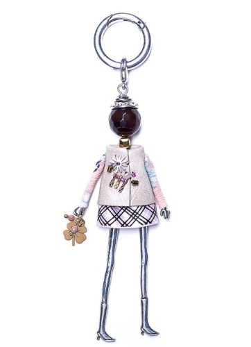 Фото Брелок Miamelie, кукла Олинда, MiA-2202-P0017 серебристый