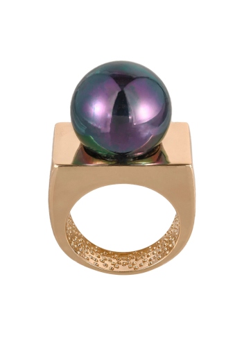 Кольцо Madreperla MP02001012 gold/blue