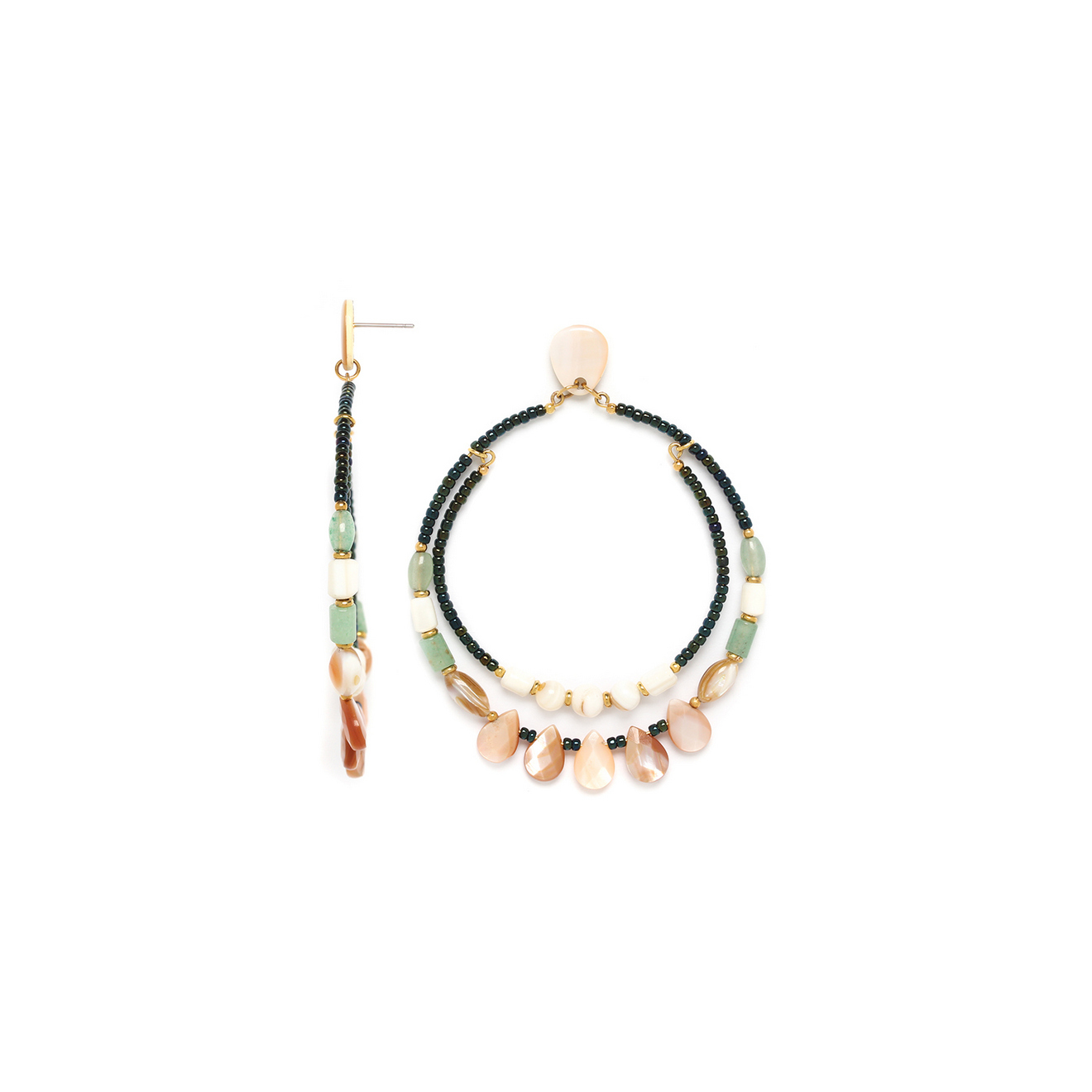 Фото Серьги Menthe a l`eau Nature Bijoux 12-78120