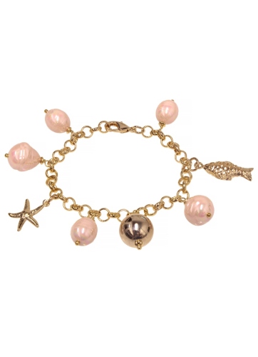 Фото Браслет Madreperla MP02004007 gold/pink