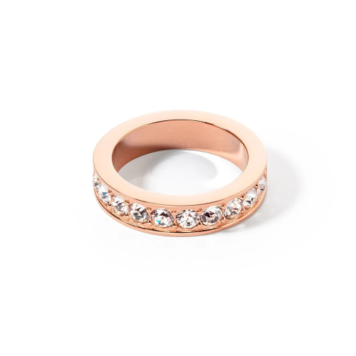 Фото Кольцо Crystal-Rose gold Coeur de Lion 0131/40-1822 56