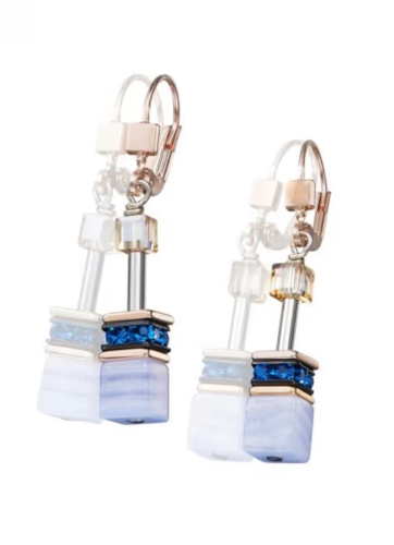 Фото Серьги Blue-Beige Coeur de Lion 4905/20-0710