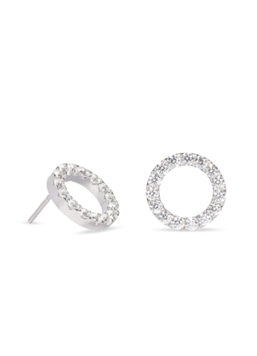 Фото Серьги Crystal-Silver Coeur de Lion 2057/21-1817
