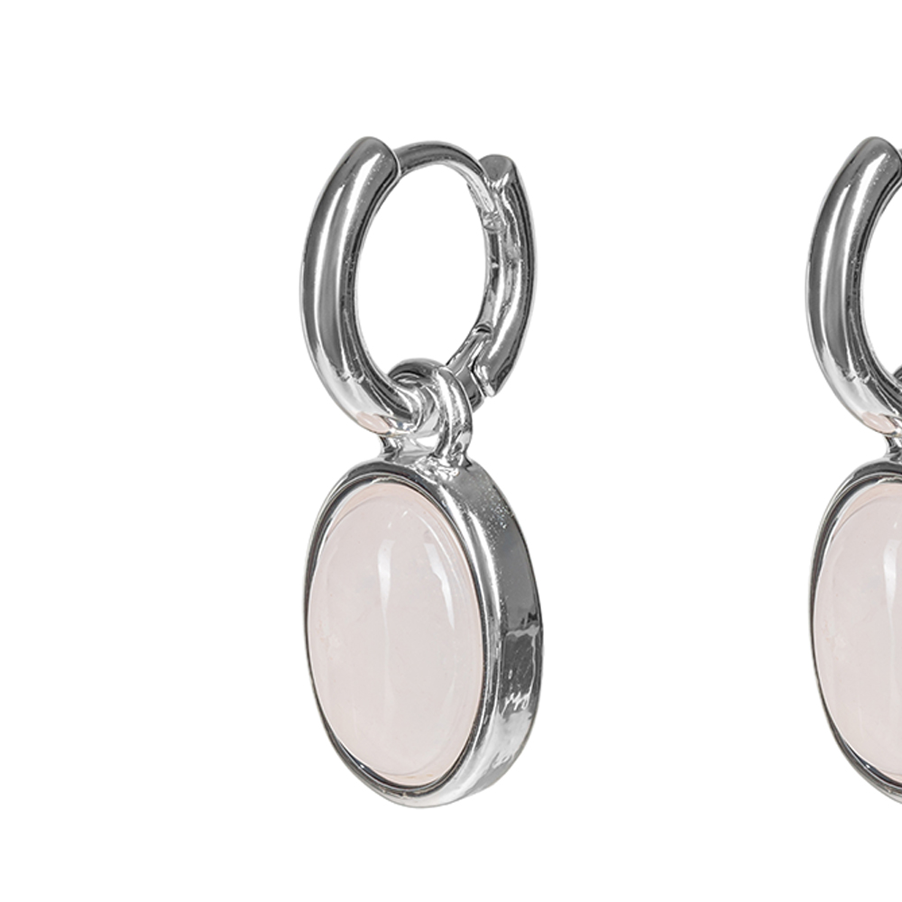 Фото Серьги ROSE QUARTZ Elegia Fiore Luna LE1202 R/S