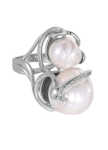 Фото Кольцо Madreperla MP02001001 white/silver
