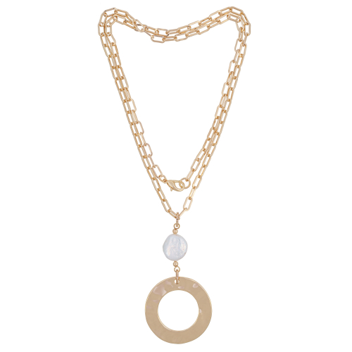 Колье Pearle Fiore Luna LN5107 BW/RG