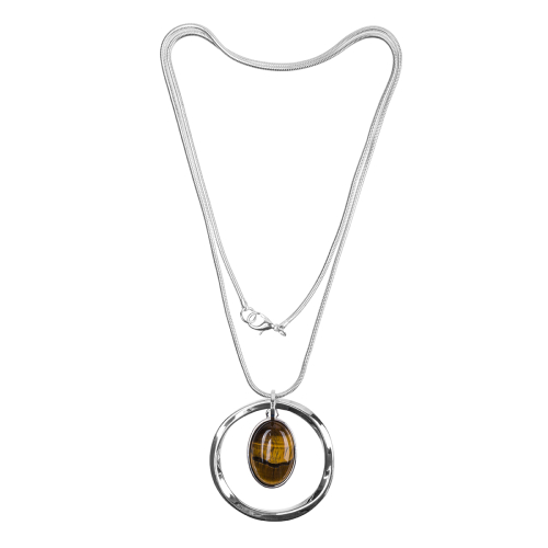 Колье TIGER EYE Fiore Luna *LN5129 BR/S